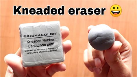 How To Use Kneaded Eraser Youtube