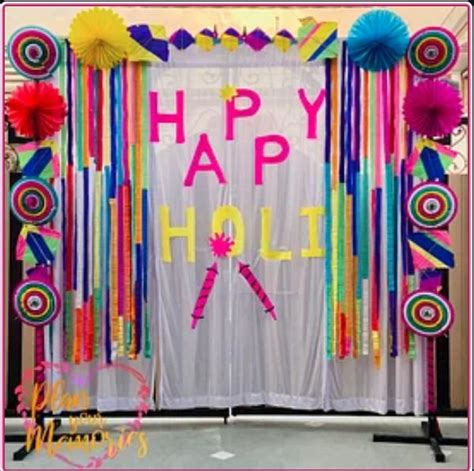 Best Holi Party Decoration Ideas With Photos Anamika Mishra Holi