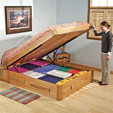 Bed Lift Mechanisms Storage Ideas Comforter And Storage