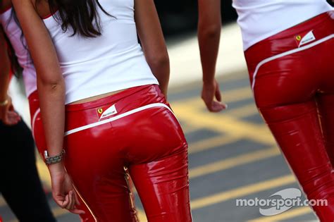 Ferrari Girls At Spanish Gp