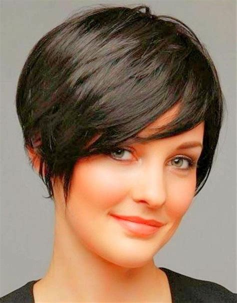A fat round face with a pixie haircut can make a strong jaw seem thinner. 15 Best Collection of Short Haircuts for Round Chubby Faces