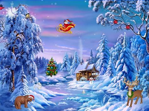 Animated Christmas Screensavers 800x600 Wallpaper