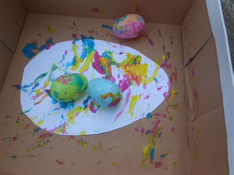 Toddler Approved Jan Brett Inspired Easter Egg Crafts