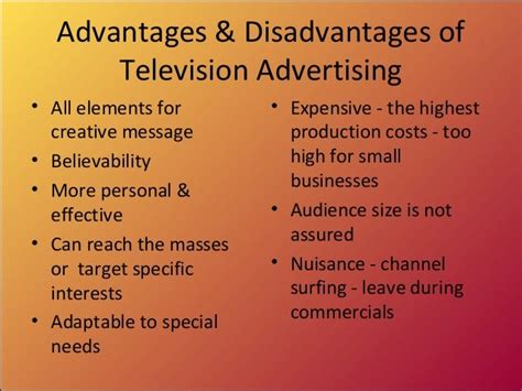 Advantages And Disadvantages Of Tv Advantages And Disadvantages Of