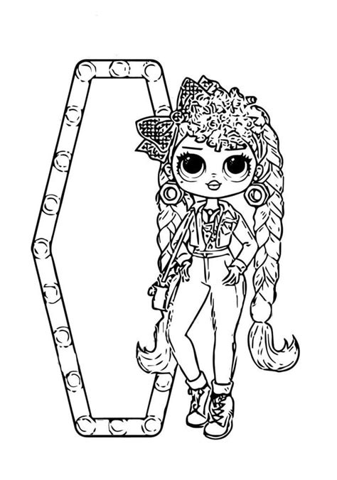 Lol Omg Queen Crystal Coloring Page Free Printable Coloring Pages For