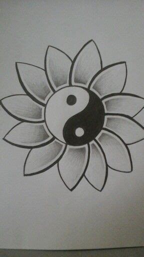 25 cute and easy doodles to draw 55 cool and easy things to draw in your sketchbook 30 ways to draw flowers 35 cool easy whimsical drawing ideas. Ying yang, tattoo designs I drew this; my friend w ...