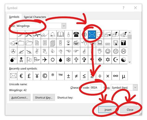 How To Add The Mailenvelope Symbol In Word How I Got The Job