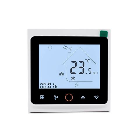 Hotel Smart Programmable Wifi Touch Screen Fcu Thermostat Keycard Rs Modbus Optional