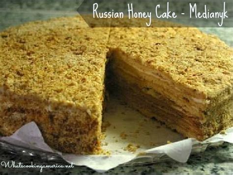 russian honey cake recipe whats cooking america