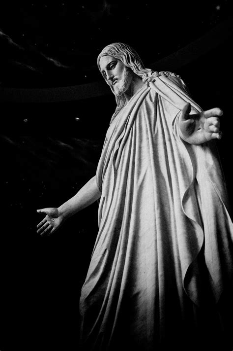 The Christus By The Danish Sculptor Bertel Thorvaldsen Stands Behind