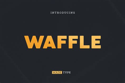 Made Waffle Free Font Hey Fonts
