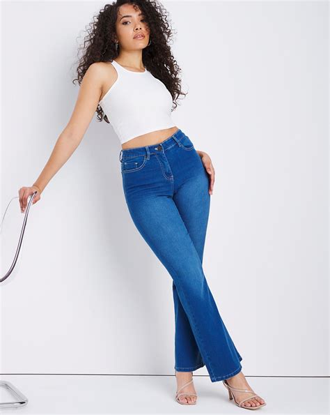 Sag Beiseite Kompliment Heute High Waisted Stretch Bootcut Jeans Wal