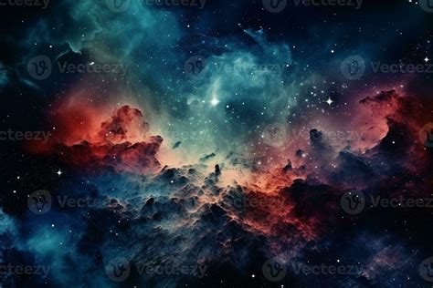 A Space Nebula With Stars And Nebula In The Background Wallpaper