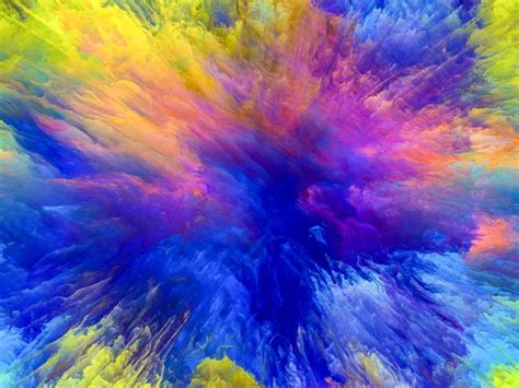 Paint Explosion Background — Stock Photo © Agsandrew 128631874