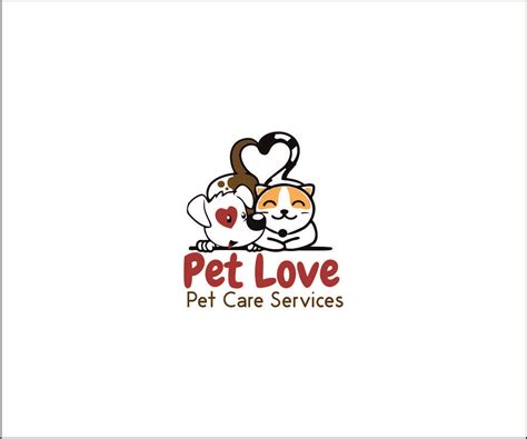 Playful Modern Pet Sitting Logo Design For Pet Love Pet Care Services