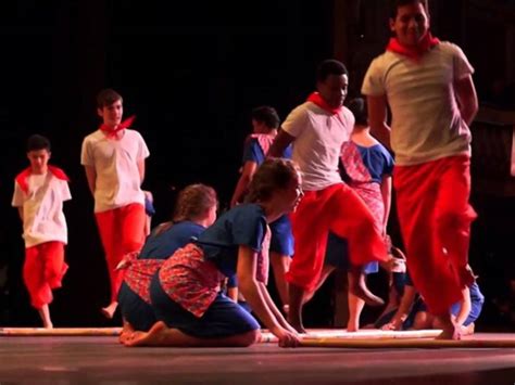 Tinikling The National Dance Of The Philippines With Bamboo Poles Have