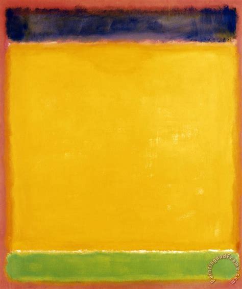 Mark Rothko Untitled Blue Yellow Green On Red 1954 Painting Untitled