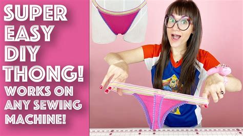 How To Make The Easiest Diy Thong Underwear With Pattern Sew Anastasia