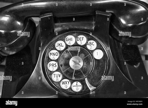 Old Phone Antique Rotary Dial Telephone Stock Photo Alamy