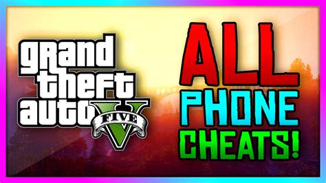 Gta 5 Xbox One Ps4 All New Phone Cheat Codes Enter