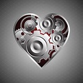 metal heart ~ Illustrations ~ Creative Market