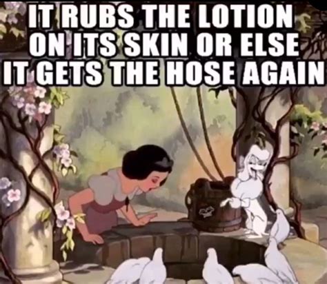 It Puts The Lotion On Its Skin Quote Shortquotescc