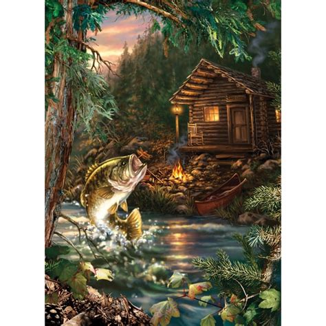 Shop Gone Fishing Puzzle 1000 Pieces Free Shipping On Orders Over 45