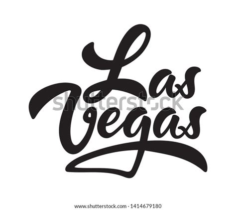 City Lettering Logo Las Vegas Nevada Stock Vector Royalty Free 1414679180