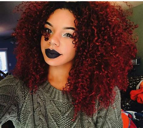Pin By Gina Stylerocks On Hair Love Natural Hair Styles Red Curly