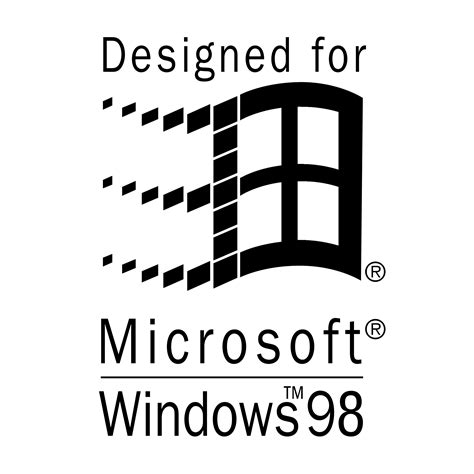 Designed For Microsoft Windows 98 Logo Png Transparent