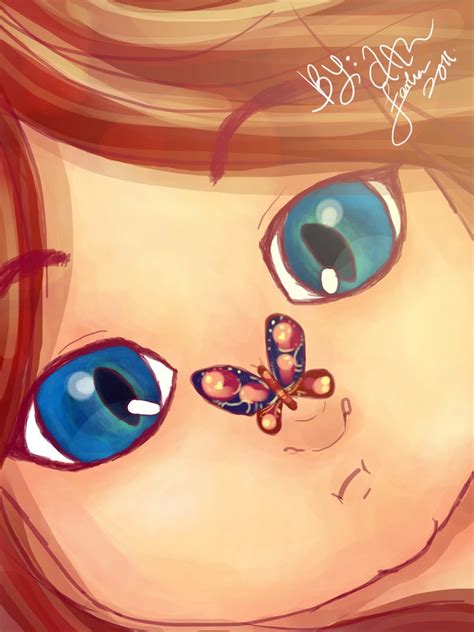 Artwork Cute Girl Dreamy Butterfly By Art An On
