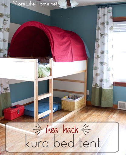 Free delivery and returns on ebay plus items for plus members. Ikea Hack - Kura Bed Tent Makeover | Bed tent, Kura bed ...