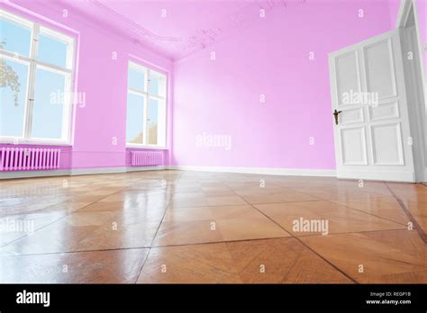 Empty Pink Room Hi Res Stock Photography And Images Alamy
