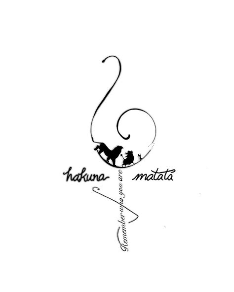 Tattooideas Tattosketch Hakunamatata Tatoeage Inspiratie