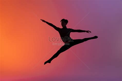 Male Ballet Dancer Leap Silhouette