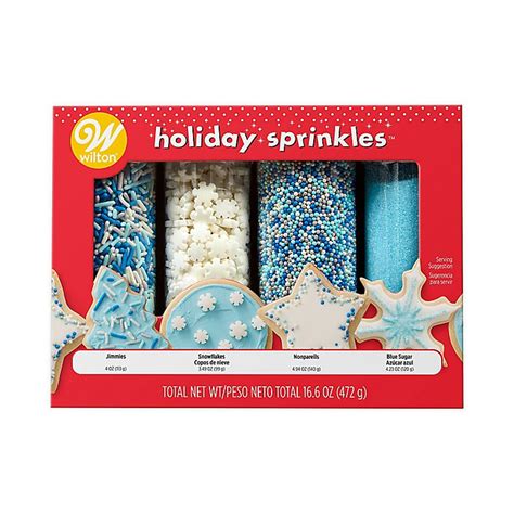 Wilton Winter Mega Sprinkle Set Sprinkle Mixes Candy Shapes And