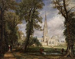 Salisbury Cathedral from the Bishop's Grounds, John Constable, Oil on ...