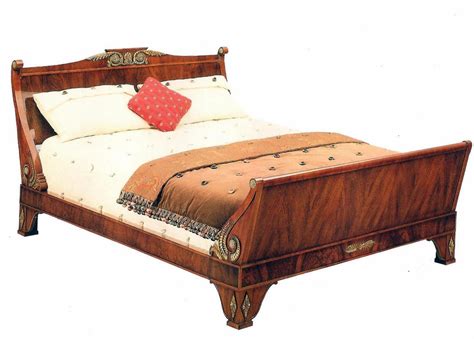 Russian Bed In French Walnut Chad Womack Design Fine Furniture