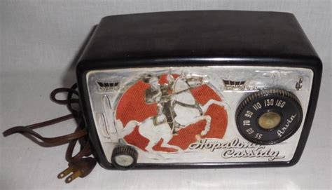 Lot Vintage 1950s Hopalong Cassidy Arvin Radio Model 441t Works