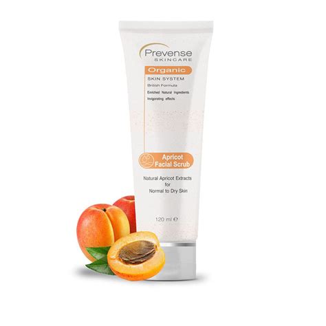 Prevense Apricot Facial Scrub For Normal To Dry Skin 120ml