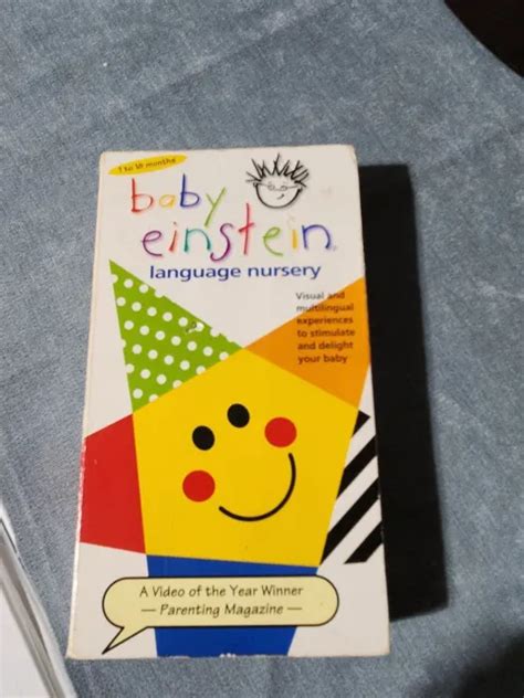 Baby Einstein Language Nursery Vhs 2000 149 Picclick