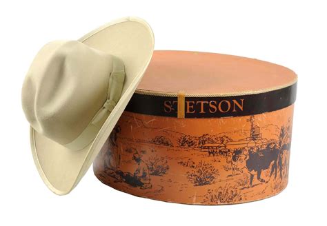 Lot Detail Vintage Stetson Hat With Original Box