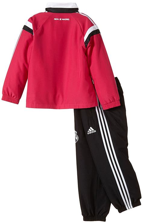 Dieser trainingsanzug jacke und hose, holiprom ist eine verpflichtet, training vollständige offizielles lizenzprodukt. Adidas Real Madrid Präsentation Trainingsanzug Set Kinder ...