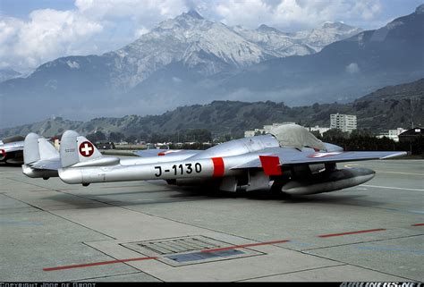 De Havilland Ffa Dh 100 Vampire Fb6 Switzerland Air Force