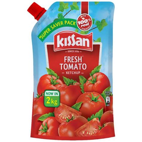 Buy Kissan Fresh Tomato Ketchup 100 Real For Dipping Pakodas
