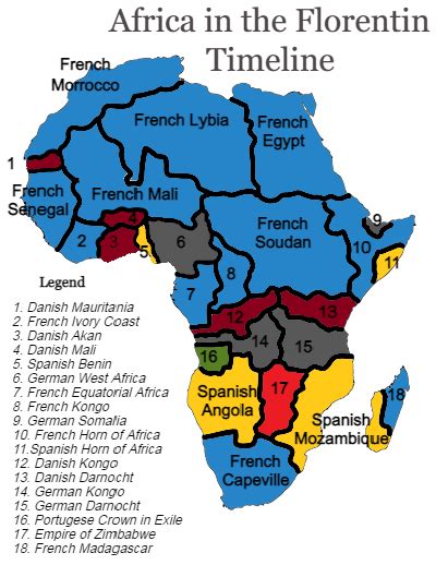 European Claimscolonies In Africa Circa 1890 Fictional R