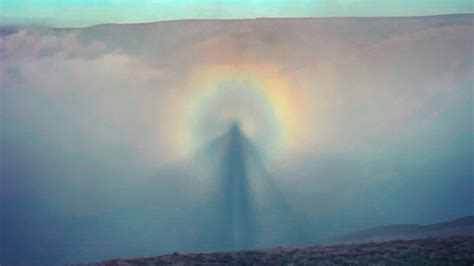 Brocken Spectre Angel In The Sky Photo Caused By Rare Weather Event