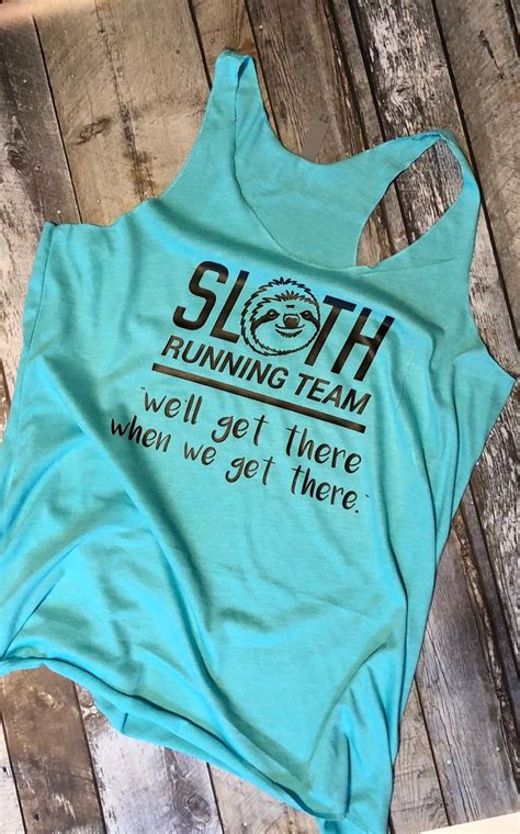 Sloth Running Team Marathon Shirt Running Shirt 5k Shirt Etsy Funny