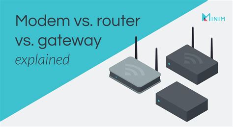 Modem Vs Router Vs Gateway Explained