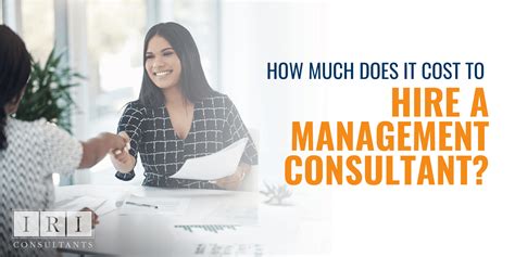 What Is The Cost To Hire A Management Consultant